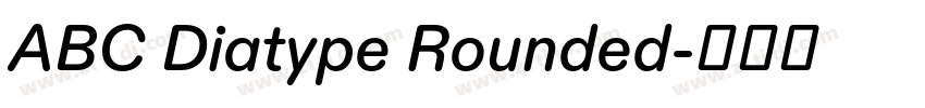 ABC Diatype Rounded字体转换 ABC Diatype Rounded字体转换
